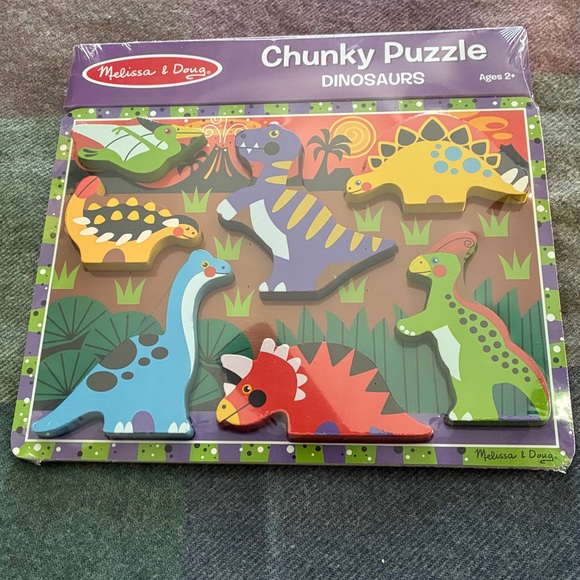 Melissa & Doug Other - Melissa & Doug Chunky Dinosaur Puzzle -